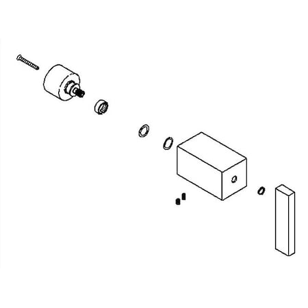Kohler Assembly, Handle 1115121-SN